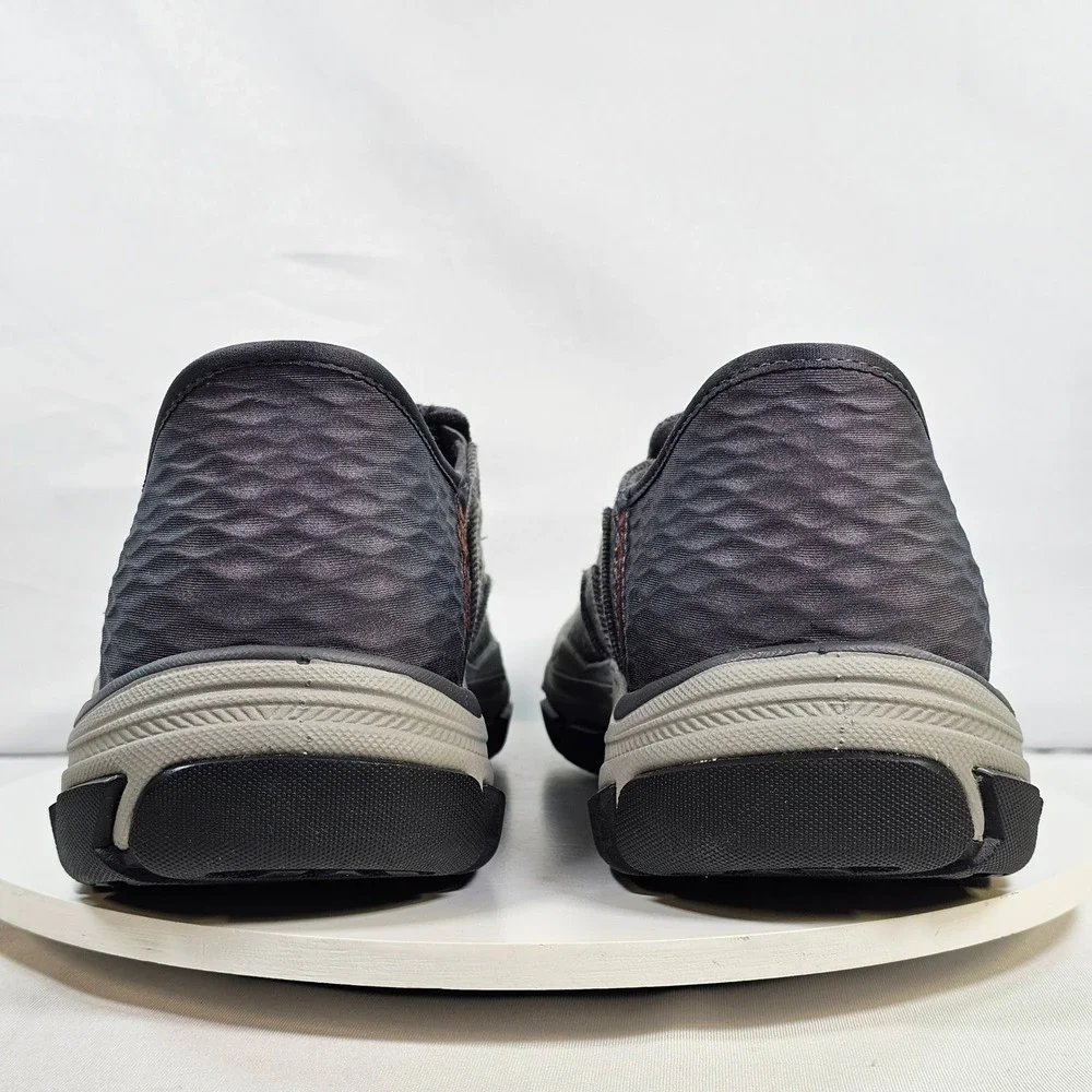 New Skechers Hands Free Slip-ins Relaxed Fit Garner Newick Gray Shoes Mens 9